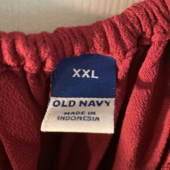 Old Navy midi dress. NWT. Maroon red. Size XXL. - Picture 2 of 10